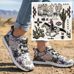 Crazy Train "Cool It Cowboy" Kicks Western Cowboy Sneakers Size 11